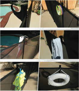 omni hanger removable pool fence accessory