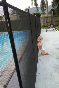 child safety pool fence