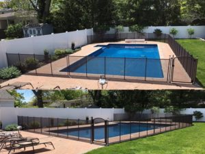 Life Saver mesh pool fence